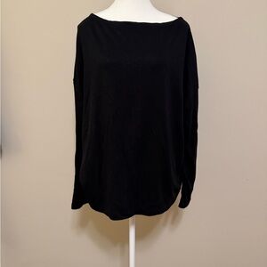 All Saints Women's Black Oversized Knot Top